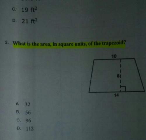 What is the area,in square units,of the trapizod