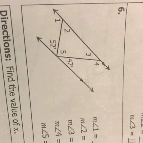 How to find the angles of the parallel lines 1&amp; 4
