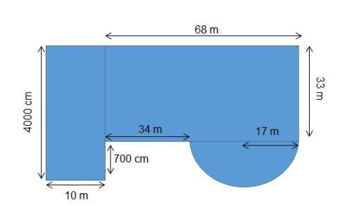 The area of the indoor sports exhibition is shown below. use the following formulae: perimeter of a