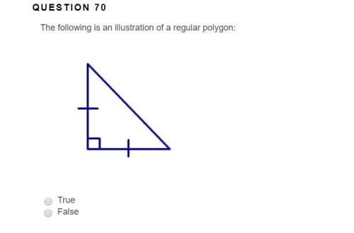 The following is an illustration of a regular polygon: