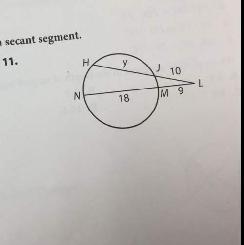 Find the value of the variable and the length of each secant segment.