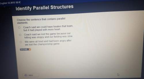 Choose the sentence that contains parallel elements