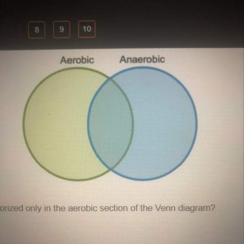 The vin diagram compare is aerobic respiration and anaerobic respiration which statement should be c