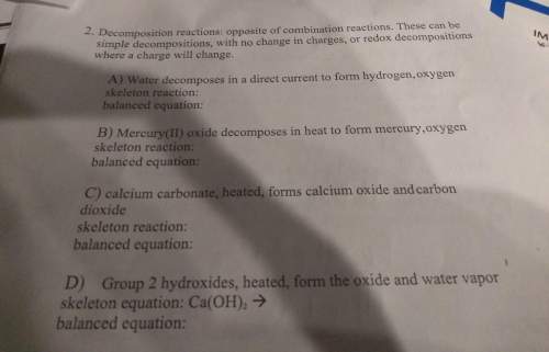 Answer a b c and d for my chemistry hw