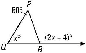 Question: 1. what is the value of x? show your work to justify your answer. (2 points) 2. what is