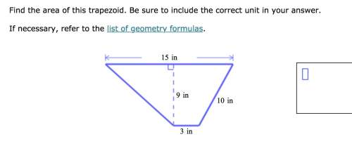 Find the area of this trapezoid. be sure to include the correct unit in your answer.