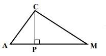 Given: △acm, m∠c=90°, cp ⊥ am , ac: cm=3: 4, mp-ap=1. find am.