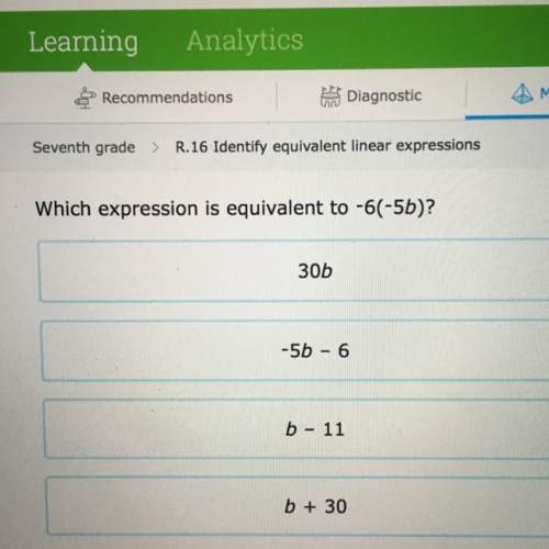 Which expression is equivalent 30 points