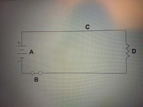 In the diagram, if a light bulb is placed at d&amp; b is closed (as shown), what will happen? a. the