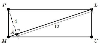 Find the area of rectangle plum if entering your answer as a decimal, round your final answer to the