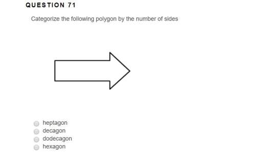 Categorize the following polygon by the number of sidesheptagondecagondodecagonhexagon