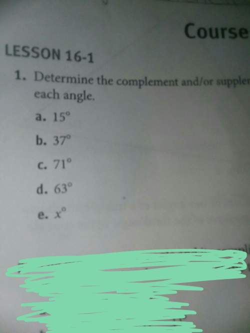 Determine the complement and/or supplement of each angle