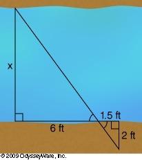 Which of the following proportions could be used to find x? x/6 = 1.5/2 x/1.5 = 6/2 6/1.5 = x/2 x/2