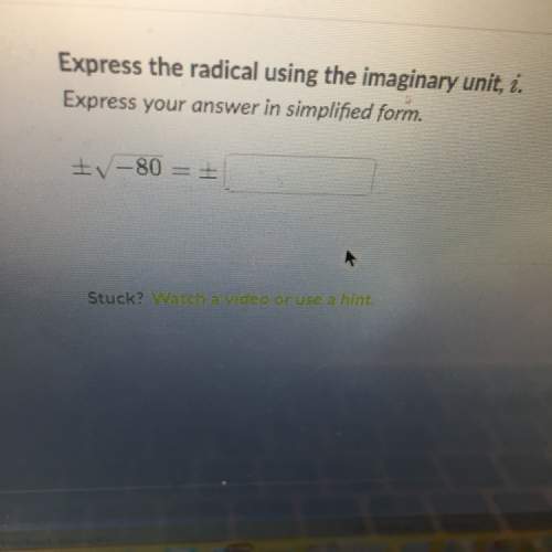 How to express the radical using the imaginary unit , i.