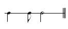 :) this measure should equal four beats. which note needs a dot added to make the measure correct?
