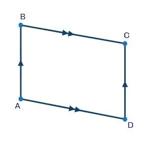 The following is an incomplete paragraph proving that the opposite angles of parallelogram abcd are