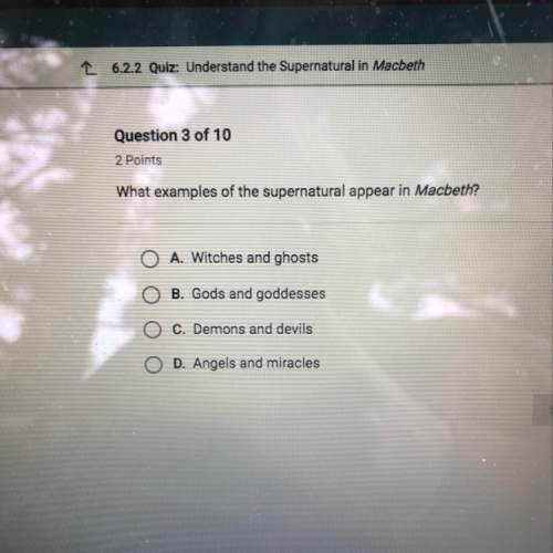 What examples of the supernatural appear in macbeth