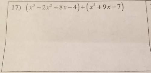 Add or subtract idk how to do with x^3