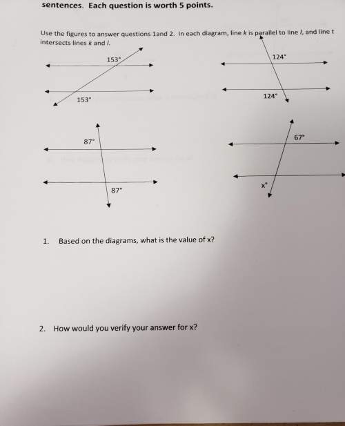 Use the figures to answer questions 1 and 2 . questions in pictures
