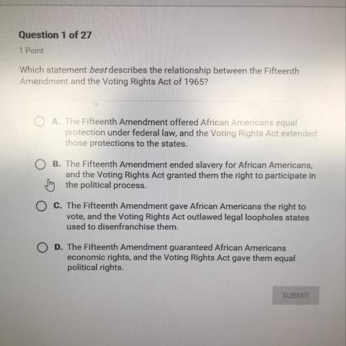 Asap which statement best describes the relationship between the fifteenth amendment and the voting