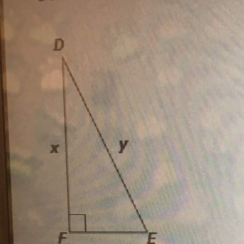 Consider this right triangle. select all trigonometric functions that are equivalent to the ratio x/