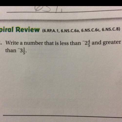 What is a number that is less that -2 4/5 and greater that -3 1/5?