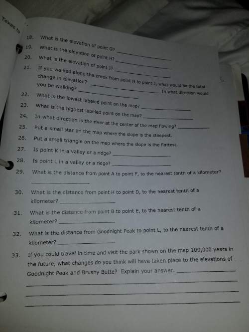 What are the answers for the following questions?