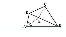 Suppose given △abd and △cbd. suppose ae and ce are angle bisectors. prove that ad ab = dc cb .