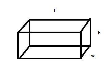 Atoy box in the shape of a rectangular prism has a volume of 672 cubic inch the box area of the toy
