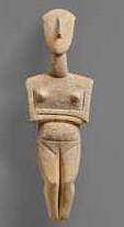 Although we know almost nothing about the culture that created them, the abstract  of the cycladic c