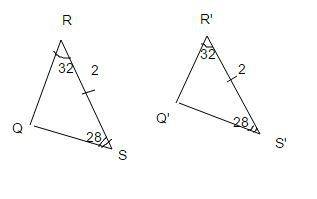 Triangle qrs has been translated to create triangle q'r's'. rs= r's' = 10 units, angles q and q' are