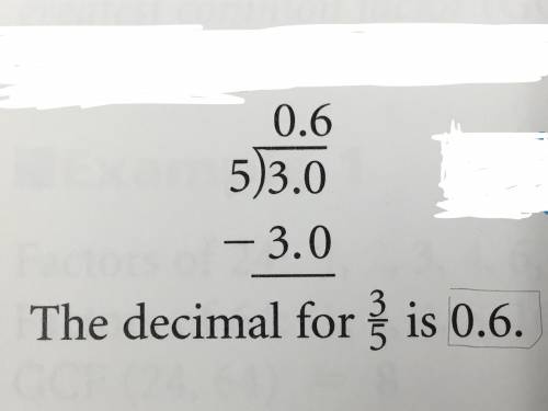 Write as a decimal. what is 3/5 as a decimal