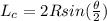 L_c = 2Rsin(\frac{\theta}{2})