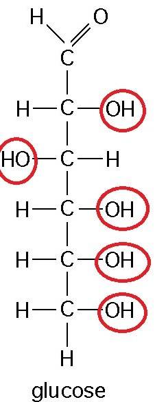 Glucose (c6h12o6) has a single carbonyl group (-c=o) in its linear form. based on the number of oxyg