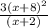 \frac{3(x+8)^2}{(x+2)}