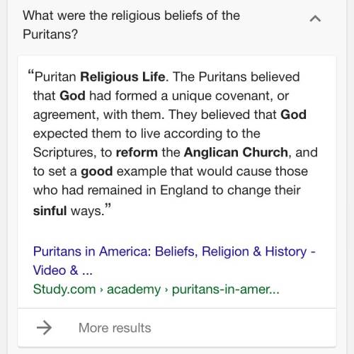 What role did religion play in puritan life?  a.religion was common, but not often practiced. b.puri