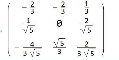 Orthogonally diagonalize the matrix, giving an orthogonal matrix p and a diagonal matrix d. to save