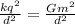 \frac{kq^{2}}{d^{2}}=\frac{Gm^{2}}{d^{2}}