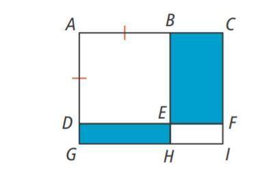 The area of abed is 49 square units. given the ag=9. and ac=10 units whay fraction of the are acig i