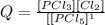 Q=\frac{[PCl_3][Cl_2]}{[[PCl_5]^1}