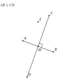 In this diagram, line segment cd is the perpendicular bisector of line segment ab. assume the conjec