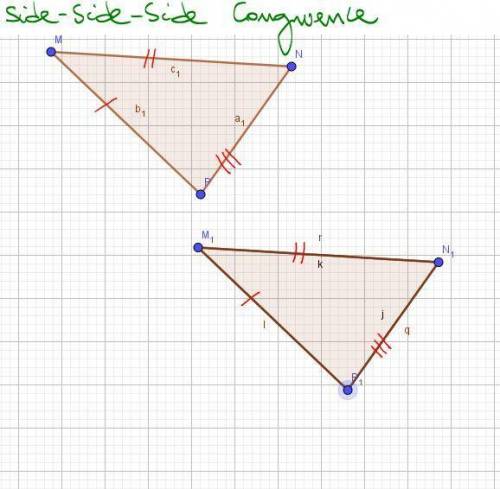 If triangle mnp is congruent to triangle pnm, classifytriangle mnp by its sides.