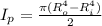 I_{p}=\frac{\pi (R_o^4-R_i^4)}{2}