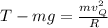 T - mg = \frac{mv_{Q}^{2}}{R}