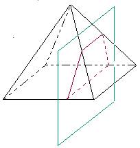 This is so confusing:  which two-dimensional figure could be a cross section of a rectangular pyrami