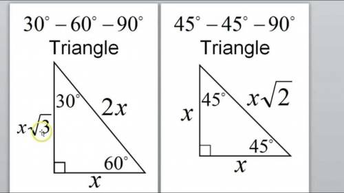 In triangle abc, (angle a) is a right angle and (m angle b) = 45deg. what is the length of bc?  if y