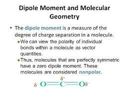 Is the measure of the degree of charge separation within a polar molecule.