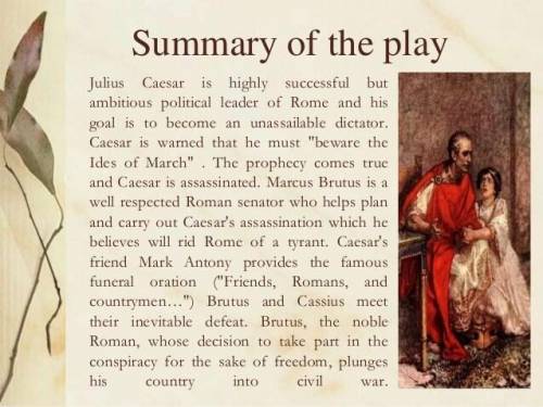 What are brutus deepest feelings about his plan to murder caesar cite evidence