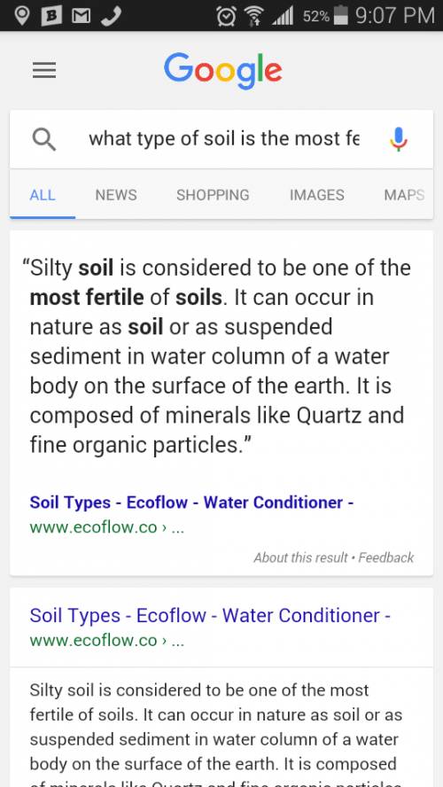 What type of soil is the most fertile?