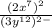 \frac{(2x^{7})^{2}}{(3y^{12})^{2-}}
